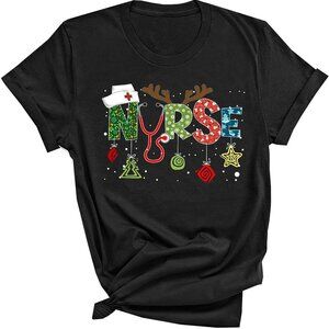 Nurse Christmas Cute X-Mas Holiday Class Party Retro Festive Santa Collector 91